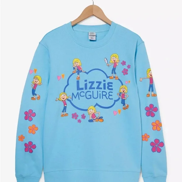 Lizzie McGuire Blue Graphic Sweatshirt - Picture 1 of 2